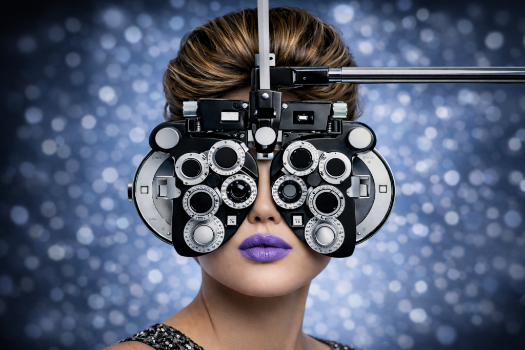 Examen de vue réalisé avec un phoroptère chez L’Habilleur de Regard, opticien à Pechbonnieu