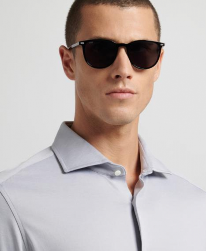 Monture Hugo Boss moderne disponible chez l’opticien L’Habilleur de Regard à Pechbonnieu
