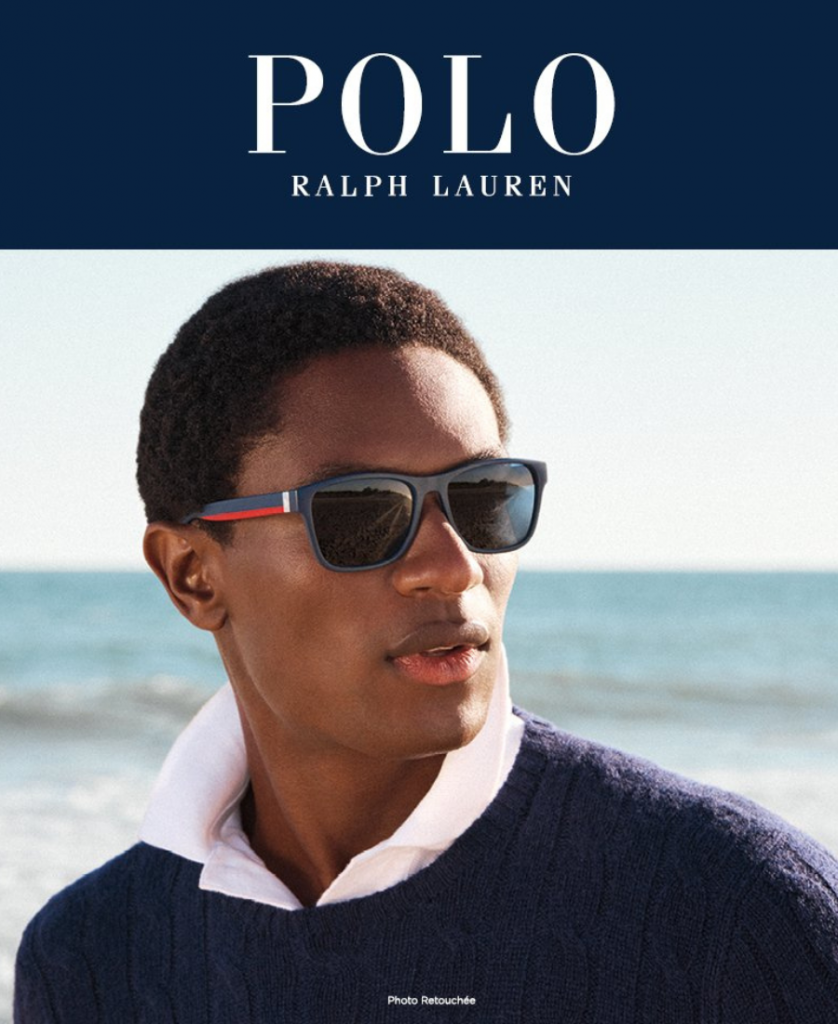 Monture Ralph Lauren élégante disponible chez l’opticien L’Habilleur de Regard à Pechbonnieu
